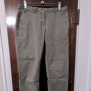 Olive GAP Straight Khakis